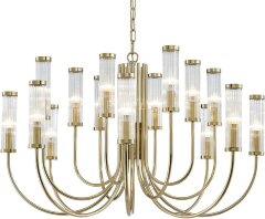 Подвесная люстра Newport 4558+4+4/C gold