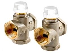 Трехходовой термостатический смесительный клапан c боковым смешением 1&quot; VALTEC 