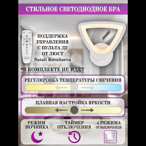 Бра Natali Kovaltseva LED LAMPS 81134/1W