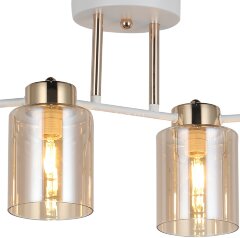 Потолочная люстра ILLUMICO IL6111-4COU-79 WH GD Qui