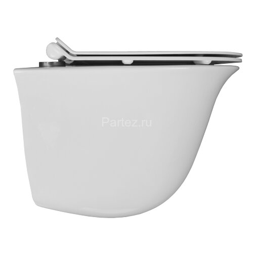 Унитаз подвесной Azario Felice 490х360х360 безободковый, быстросъемное сиденье микролифт (AZ-0051)