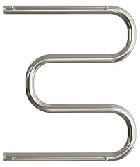 Полотенцесушитель водяной ДВИН M М-образный 60/50 c полкой, полированный (4627086010813)