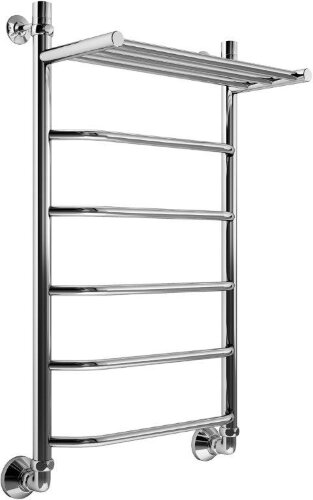 Полотенцесушитель водяной Маргроид Лесенка "Вид 6" с полкой 80х60 (комплект), хром