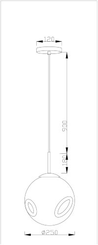 Подвесной светильник Moderli V2080-P