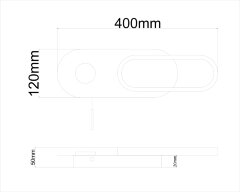 Настенный светильник Arte Lamp A2602AP-10WH