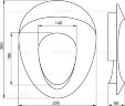 Alcadrain A68 Детское сиденье для унитаза
