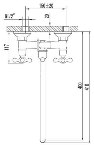 Смеситель Lemark Standard LM2151C универсальный