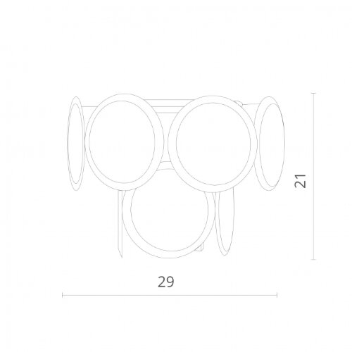 Настенный светильник Divinare 7566/02 AP-1