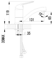 Смеситель Lemark Plus Advance LM1207C для раковины
