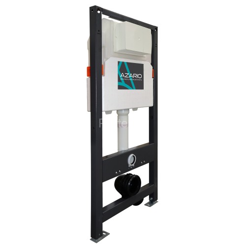 Инсталляция для подвесного унитаза AZARIO NEW сталь, пластик, 2-х режимный смыв 3/6 л. (AZ-501A)