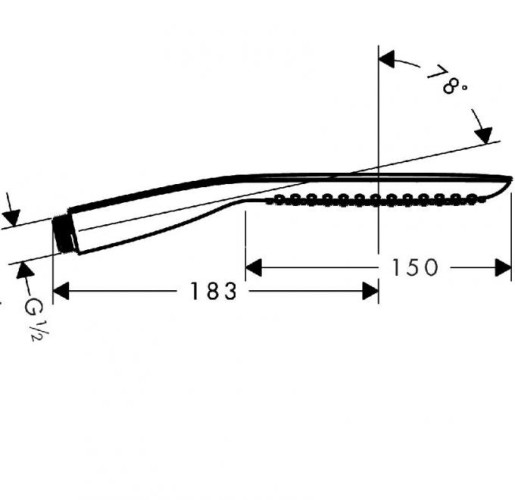 28558000 PuraVida Ручной мини-душ PuraVida 120 1jet, ½’