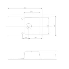 Кухонная мойка AQUATON Верона, латте (1A710032VR260)
