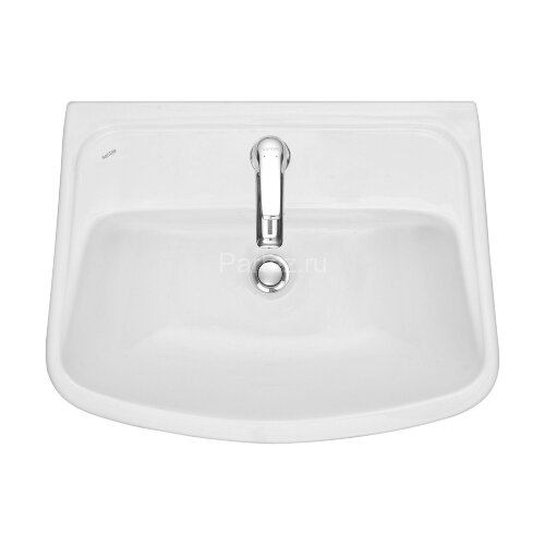 Раковина подвесная Santek "Лонги-60" 600х420х195 фарфор, 1 отверстие под смеситель, белая (1.WH50.1.