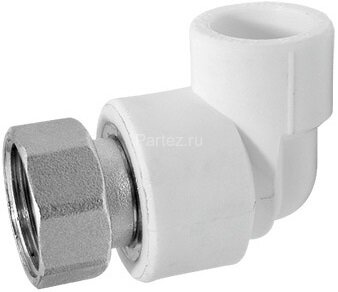 Угол с накидной гайкой PPR-ВР D20х1/2" MeerPlast