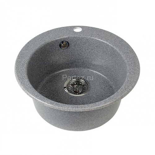 Кухонная мойка AQUATON Иверия 480 мм., серая (1A711032IV230)