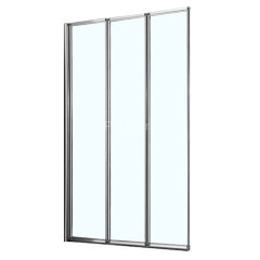 Шторка для ванны складная Azario PRESTON 110х150 цвет профиля хром (AZ-NFC6433 1100)