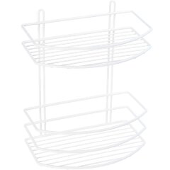 Полка корзина Fixsen, двухэтажная, белая (FX-720W-2)