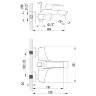 Смеситель Lemark Unit LM4502C для ванны