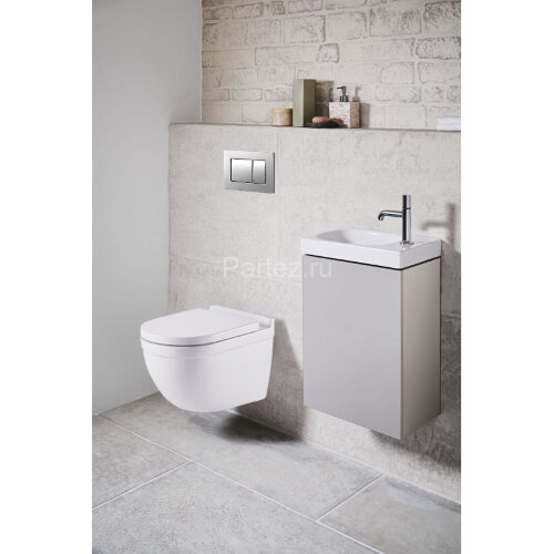 Сет AZARIO инсталляция с панелью смыва + Fora с сидением микролифт +клавиша 0030, хром матовый (AZ-8