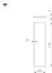 Светодиодная панель Arlight 043582
