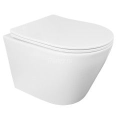 Сет LORANTO: Инсталляция + Унитаз подвесной KROSA 485х360х330 с системой смыва Tornado, в комплекте