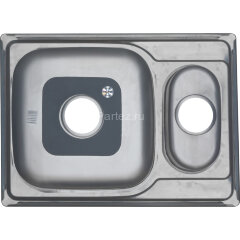 Мойка 6950S U MELANA 0,6/160 1,5-я чаша врезная прямоугольная с сифоном (227S t *10)