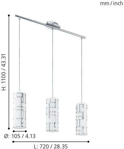 Подвесной светильник Eglo 92563