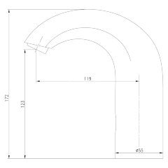 Смеситель Lemark Project LM4652CE для раковины бесконтактный (сенсорный)
