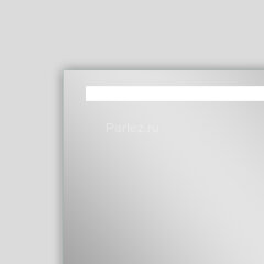 Зеркало AZARIO Lorna 1000х700 с подсветкой, сенсорный выключатель с функцией диммера, часы (AZ-Z-030