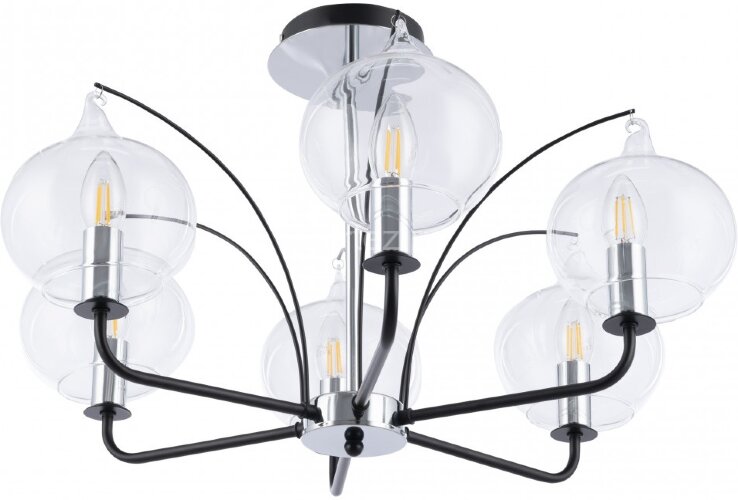 Потолочная люстра Arte Milano 321007/6 BK.CR