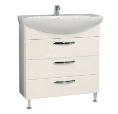 Тумба под раковину AQUATON Ария 80 Н белая (1A141301AA010)