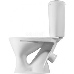 Унитаз-компакт Santeri Versia напольный, с сиденьем (1.P403.3.S00.00B.F)