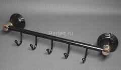 Крючок Fixsen Luksor, Черный/Золото (FX-71605-5B)