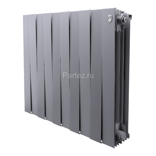 Биметаллический радиатор Royal Thermo PianoForte  500/100-10 (Silver Satin)