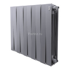 Биметаллический радиатор Royal Thermo PianoForte 500/100-10 (Silver Satin)