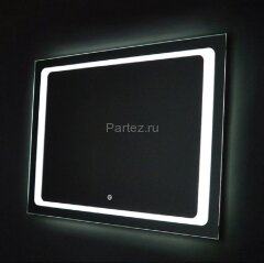 Зеркало AZARIO Фортуна 800х600, LED-подсветка с диммером, сенсорный выключатель (ФР-00000947)