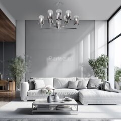 Потолочная люстра Eurosvet 60156/8 хром