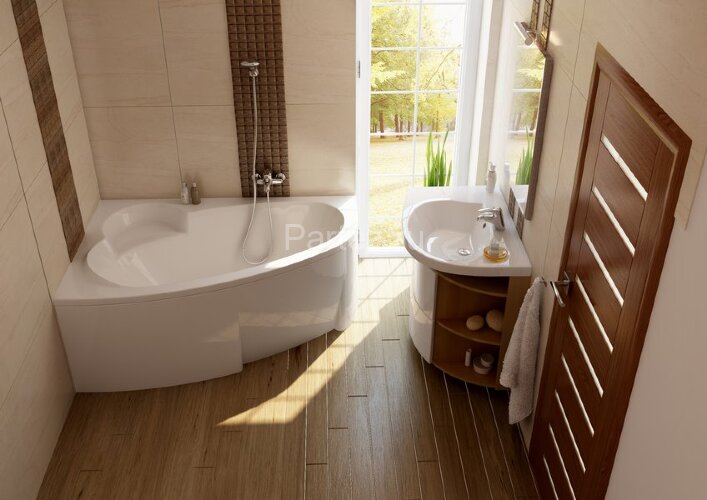 Ванна акриловая Ravak ASYMMETRIC 170x110 правая белая