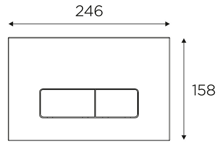 СЕТ: Инсталляция IDROSPANIA MENORCA +подвесной унитаз Azario Mona с сиденьем микролифт + клавиша And
