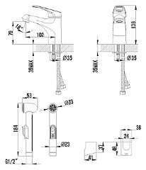 Смеситель Lemark Omega LM3116C для раковины с гигиеническим душем