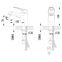 Смеситель Lemark Omega LM3116C для раковины с гигиеническим душем