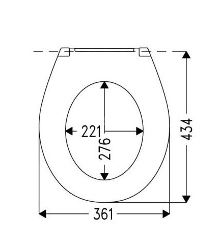 Крышка-сиденье для унитаза Haro Дельтано стальное двухпозиционное крепление, белое (518785/530748/50