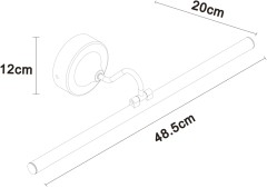 Подсветка для картин Arte Lamp A7908AP-1BK