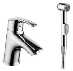 Смеситель Lemark Plus Strike LM1116C для раковины с гигиеническим душем