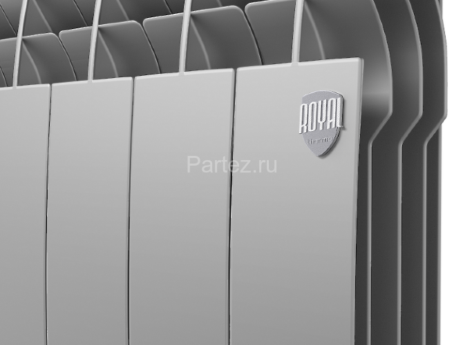 Радиатор Royal Thermo BiLiner 500 /Silver Satin VR - 10 секц.