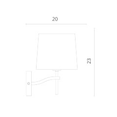 Бра Divinare 1341/02 AP-1