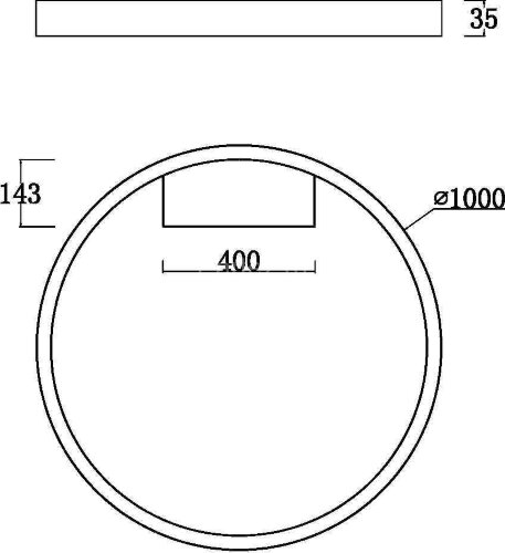 Потолочный светильник Maytoni MOD058CL-L65BS3K