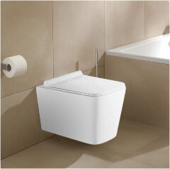 Сет AZARIO Инсталляция 3/6л + подвесной унитаз Azario Mona 530x360x365 с быстросъемным сиденьем &quot;Мик