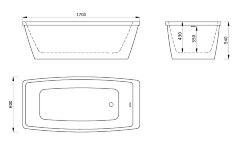 Акриловая ванна ABBER AB9229