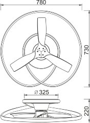 Потолочная люстра Mantra 8236